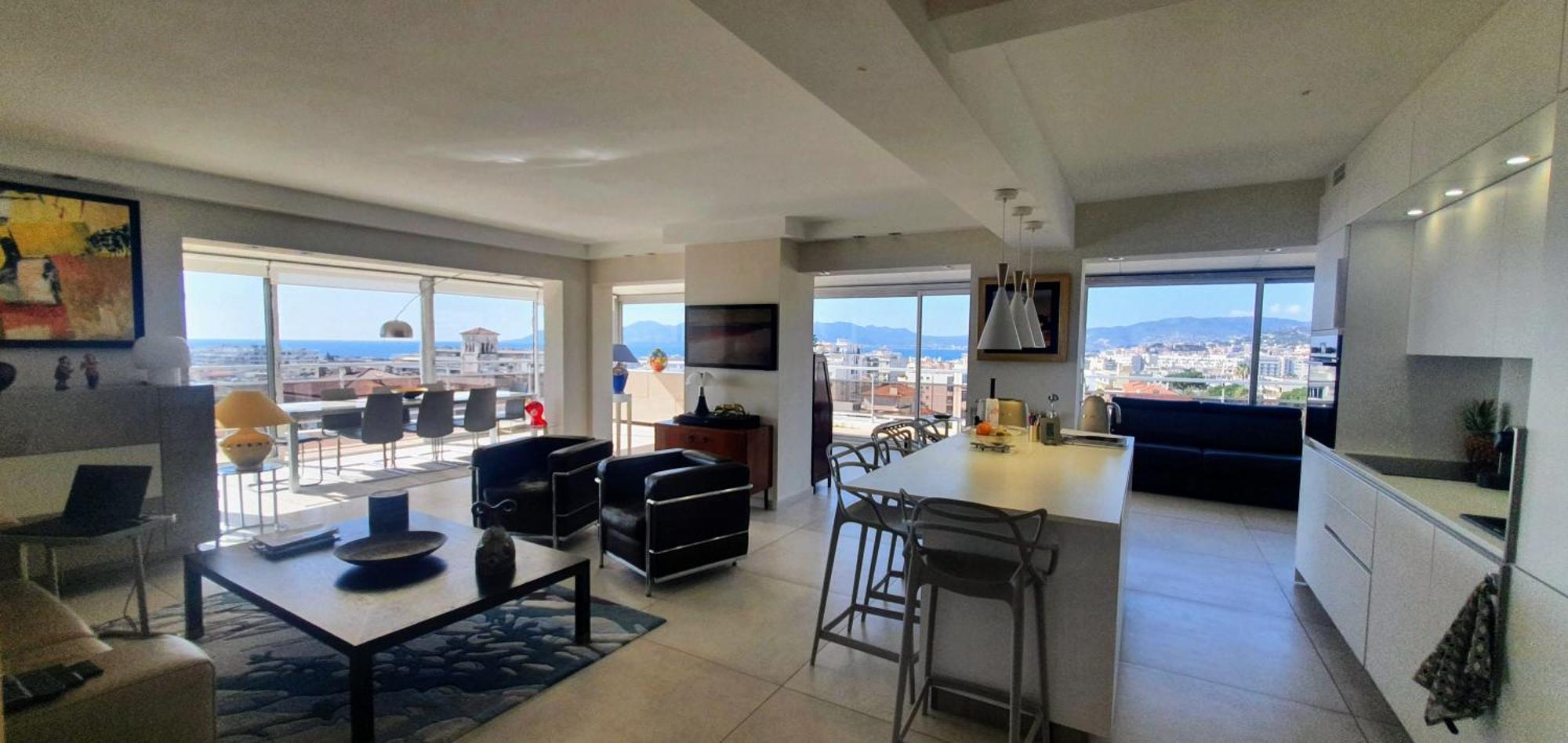 Villa Sur Le Toit - Vue Mer Exceptionnelle Cannes Dış mekan fotoğraf