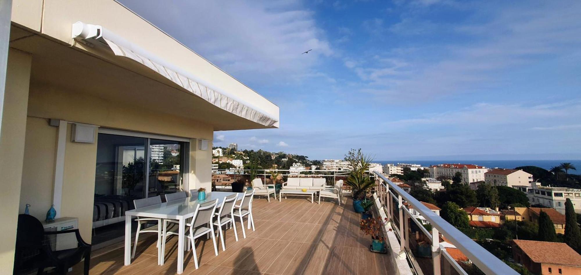 Villa Sur Le Toit - Vue Mer Exceptionnelle Cannes Dış mekan fotoğraf